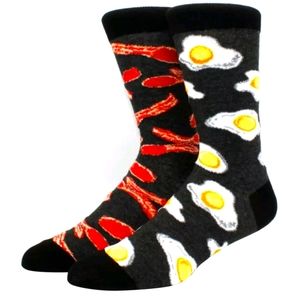 Black foodie socks